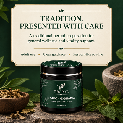 TIBORIYA Majoon-e-Shabab – Herbal Vitality Blend | 100% Natural