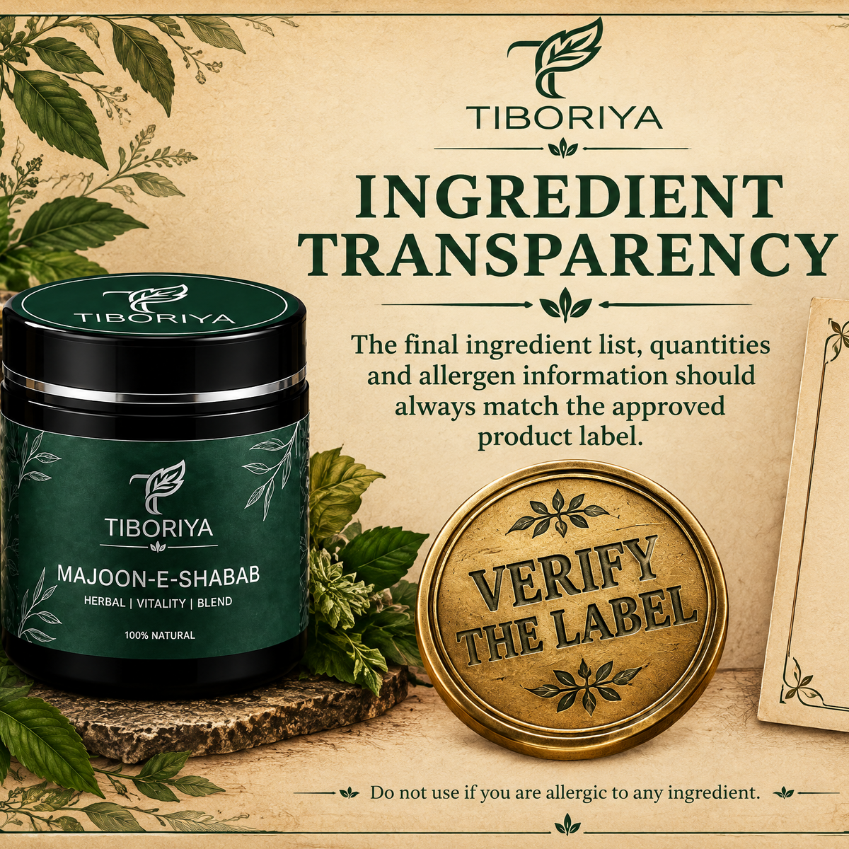 TIBORIYA Majoon-e-Shabab – Herbal Vitality Blend | 100% Natural