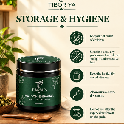 TIBORIYA Majoon-e-Shabab – Herbal Vitality Blend | 100% Natural